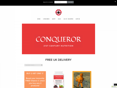 www.conquerornutrition.com snapshot