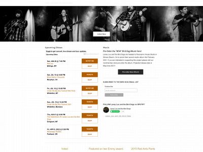 www.laneylouandthebirddogs.com snapshot
