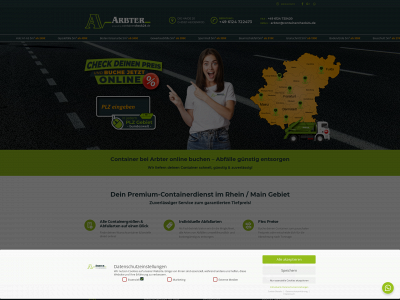 arbter-containerbuchung.de snapshot