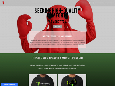 lobstermanapparel.weebly.com snapshot
