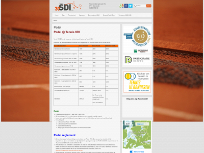padel1700.be snapshot