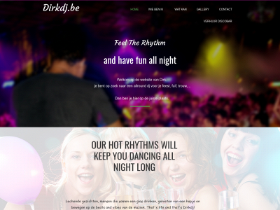 dirkdj.be snapshot
