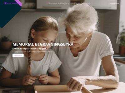 memorial-begravning.se snapshot