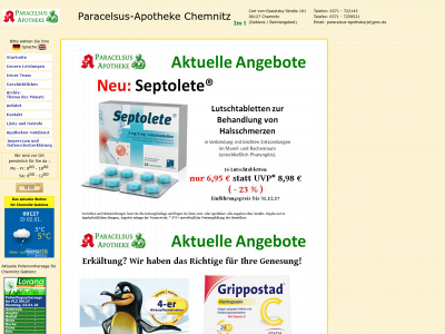 paracelsus-apotheke-chemnitz.de snapshot