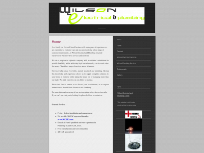 wilsonelectricalandplumbing.co.uk snapshot