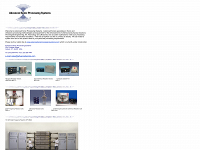 advancedsonics.com snapshot