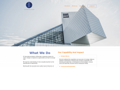 efinternationaladvisors.com snapshot
