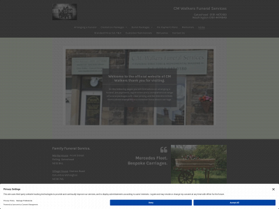 cmwalkersfunerals.co.uk snapshot