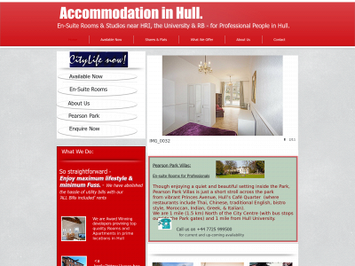 accommodationinhull.co.uk snapshot
