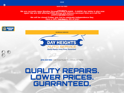www.dayheightsautoservice.com snapshot