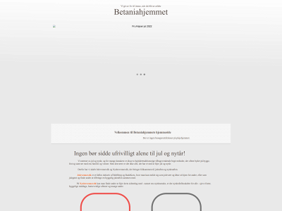 betaniahjemmet.dk snapshot