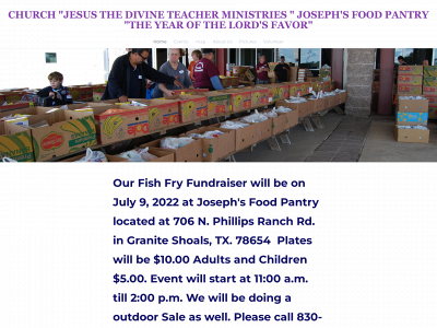 josephsfoodpantry.com snapshot