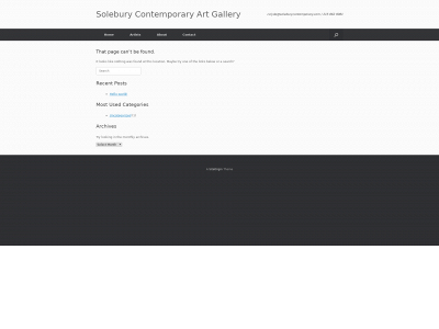 soleburycontemporary.com snapshot