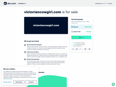 victoriancowgirl.com snapshot