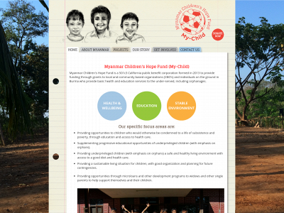 mychildhopefund.org snapshot