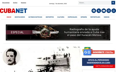 www.cubanet.org snapshot
