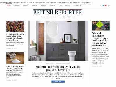 britishreporter.com snapshot