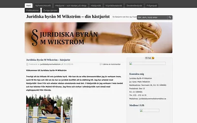 juridiskabyranmwikstrom.se snapshot