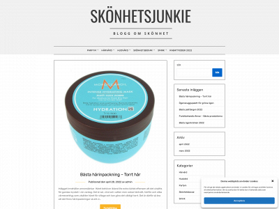 skonhetsjunkie.se snapshot