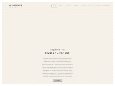 wohnwert-immobilien.de snapshot