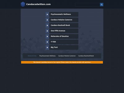 candacedwitten.com snapshot