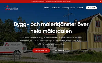 hallstamaleri.se snapshot