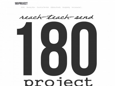 www.180project.org snapshot
