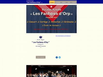 fanfares-orp.be snapshot