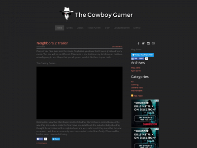 www.cowboygamer.com snapshot