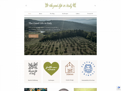 thegoodlifeinitaly.com snapshot