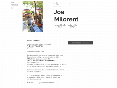 joemilorent.com snapshot