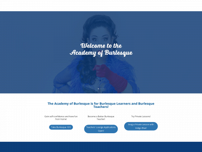 academyofburlesque.com snapshot