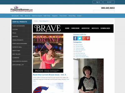 bravemagazine.com snapshot