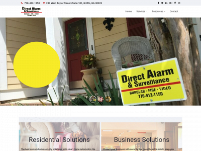 directalarmonline.com snapshot