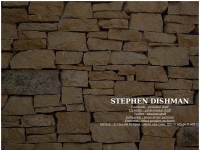 stephendishman.com snapshot