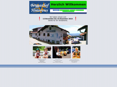 berggasthof-hinterwies.de snapshot