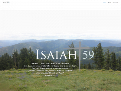 isaiah59.net snapshot