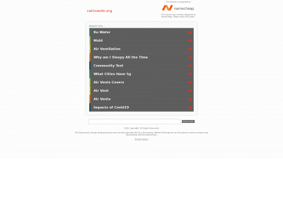calinvents.org snapshot