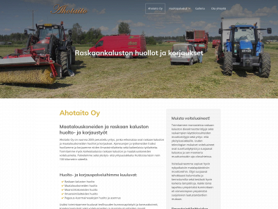ahotaito.fi snapshot