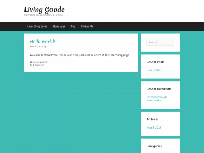 livinggoode.com snapshot