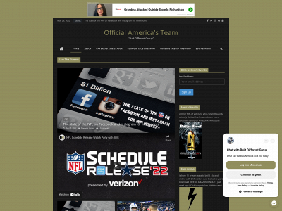 officialamericasteam.com snapshot