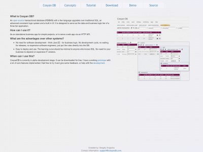 cosyandb.com snapshot