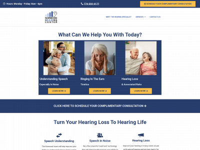 norwoodhearingcenter.com snapshot