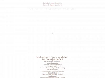 www.brookebauerboutique.com snapshot