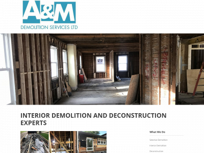 aandmdemolition.com snapshot