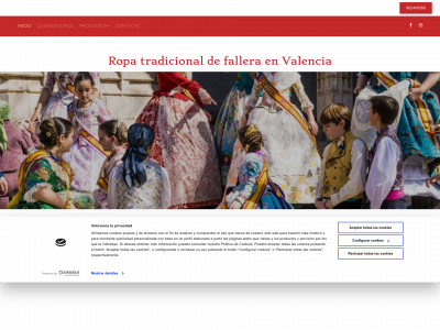 www.fabricamanteletaybordados.es snapshot