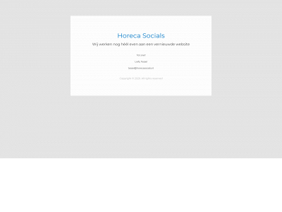 horecasocials.nl snapshot