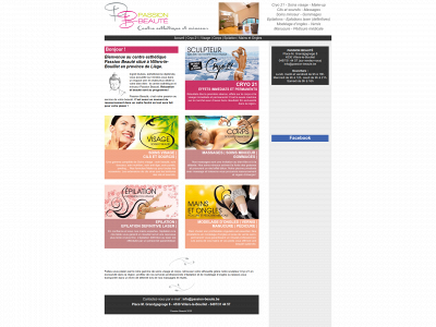 passion-beaute.be snapshot