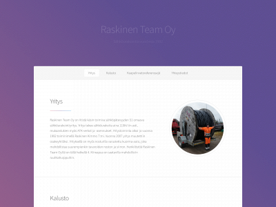 raskinenteam.fi snapshot