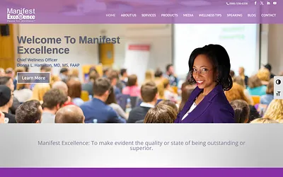manifestexcellence.com snapshot